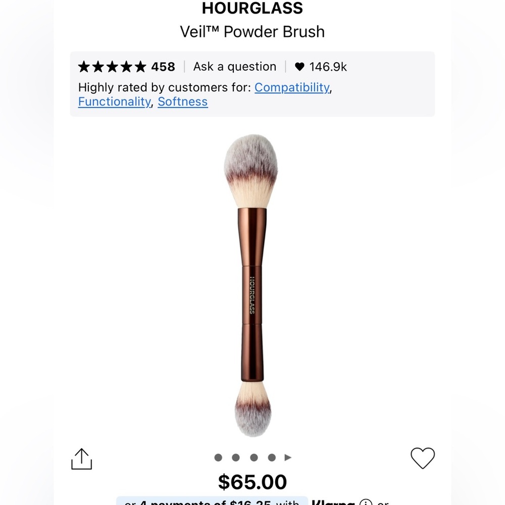 Hourglass Veil Powder Brush - new in box